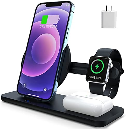 Cargador Qi Wireless 3 en 1 – Rápido y Universal.